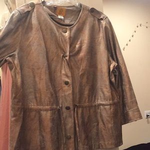 Golden draw string jacket